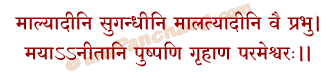 Shiva Pushpani Mantra in Hindi
