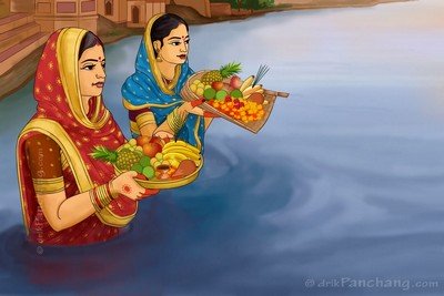 How to Draw Chhath Puja- Step by Step for Kids - YouTube