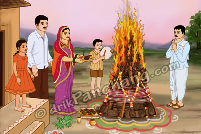 Holika Puja and Dahan