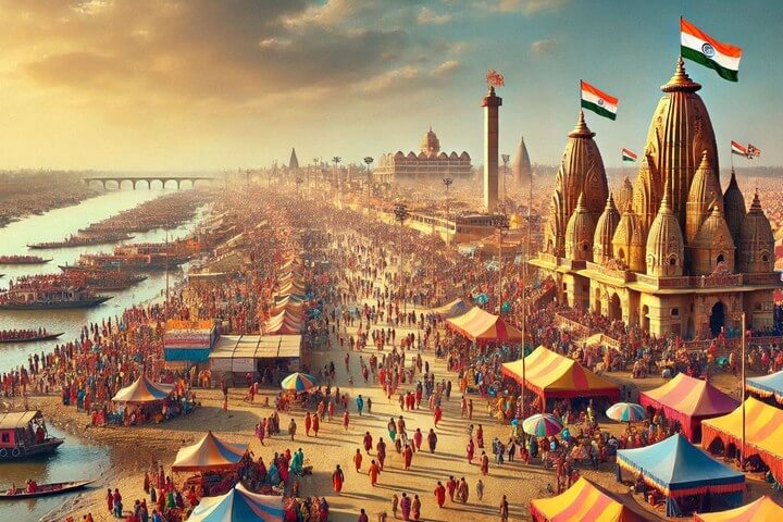 3121 Kumbh Mela with Auspicious Bathing Dates at Prayagraj, India