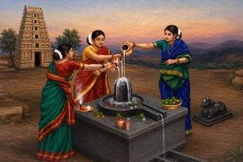 Shivalingam Abhishekam