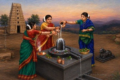 Shivalingam Abhishekam