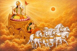 Lord Surya on Chariot