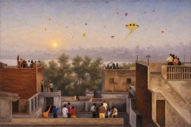 flying Kites on Makar Sankranti