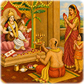 Hindu Family Saraswati Puja