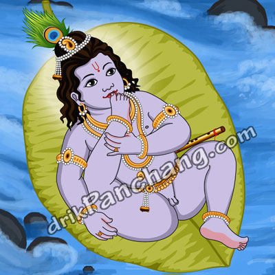 Freeware Nude Bal Krishna image from Hindu Festivals gallery