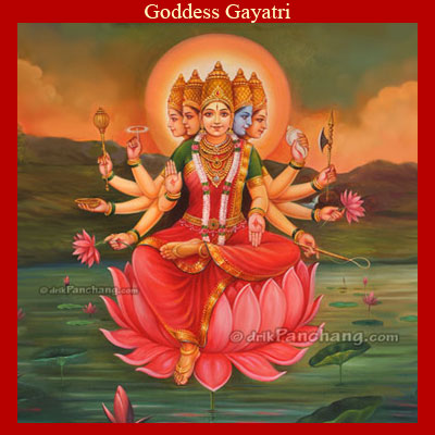 Goddess Gayatri
