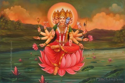 Goddess Gayatri