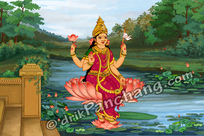 Goddess Adi Lakshmi