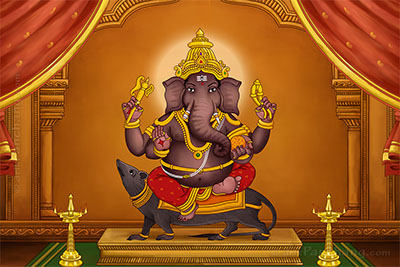Dhumravarna Ganesha