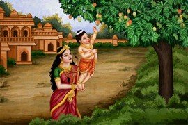 Bal Hanuman with Mother Anjana