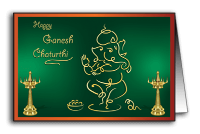 Dancing Shri Ganesha Om Ganeshay Namah