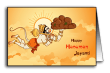 Hanuman Flying with Mountain