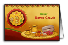 Karwa Chauth Puja Thali