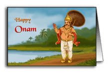 King Mahabali on Onam