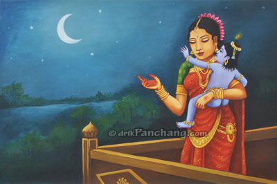 Mata Yashoda and Krishna