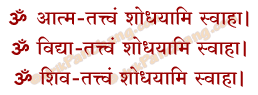 Achamana Mantra in Hindi