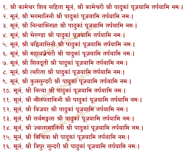 Nitya Mantra in Hindi