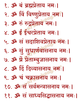 Peetha Devata Puja Mantra in Hindi