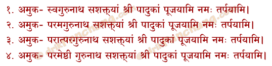Svagurukrama Guru Mantra in Hindi