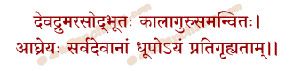 Vat Savitri Dhupam Mantra in Hindi