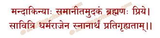 Vat Savitri Snanam Mantra in Hindi