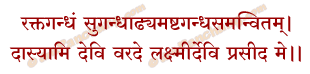 Gandha Samarpan Mantra in Hindi