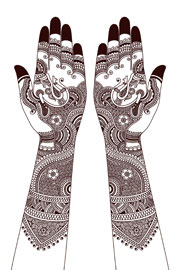 Rakhi Mehandi elephant_mehandi_design