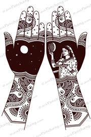 Karwa Chauth Mehandi Designs
