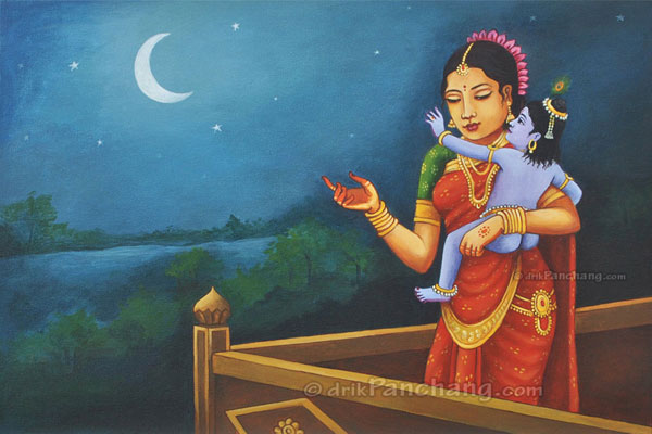 Bal Krishna with Mata Yashoda
