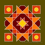 10x10 Dot Rangoli 11
