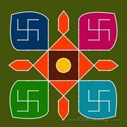 10x10 Dot Rangoli 16