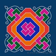 10x10 Dot Rangoli 8