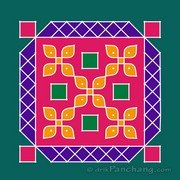 10x10 Dot Rangoli 9