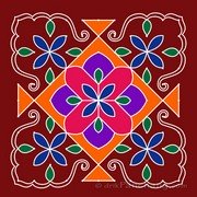 11x11 Dot Rangoli 13