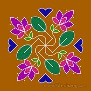 11x11 Dot Rangoli 15