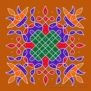 11x11 Dot Rangoli 16