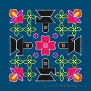 12x12 Dot Rangoli 10