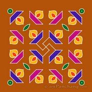 12x12 Dot Rangoli 12