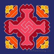 12x12 Dot Rangoli 9