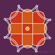 4x4 Dot Rangoli 11