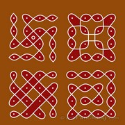4x4 Dot Rangoli 2