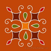 4x4 Dot Rangoli 8