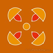 4x4 Dot Rangoli 9