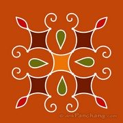 4x4 Dot Rangoli