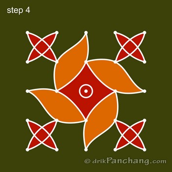 5x5 Dot Rangoli | 5x5 Dot Rangoli Design | 5x5 Dot Rangoli Designs ...