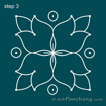 Line Rangoli 5x5 Easy Rangoli Designs With Dots Step By Step DIY MDF Readymade Rangoli