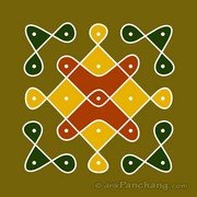 5x5 Dot Rangoli 10