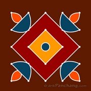 5x5 Dot Rangoli 16