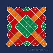 5x5 Dot Rangoli Designs | 5x5 Dot Kolam Designs | 5x5 Dot Muggu Designs ...